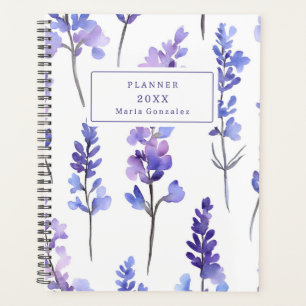 Elegant Lavender Floral 2025 Custom Planner