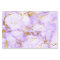 Elegant Lavender Gold Faux Metallic Marble Pattern