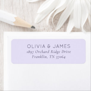 Elegant Lavender Minimalist