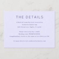 Elegant Lavender Minimalist Details