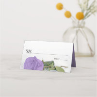 Elegant Lavender Purple Rose Wedding Write-In