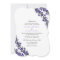 Elegant Lavender Wedding Invitation