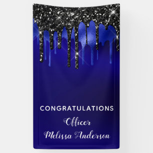 Elegant Law Enforcement Retirement Police Banner