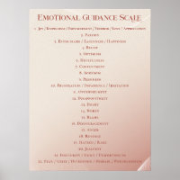 Elegant Law of Attraction Emotional Guidance Scale