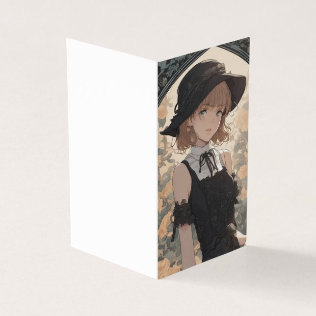 Elegant LBD Anime Little Black Dress Blank (Outside)