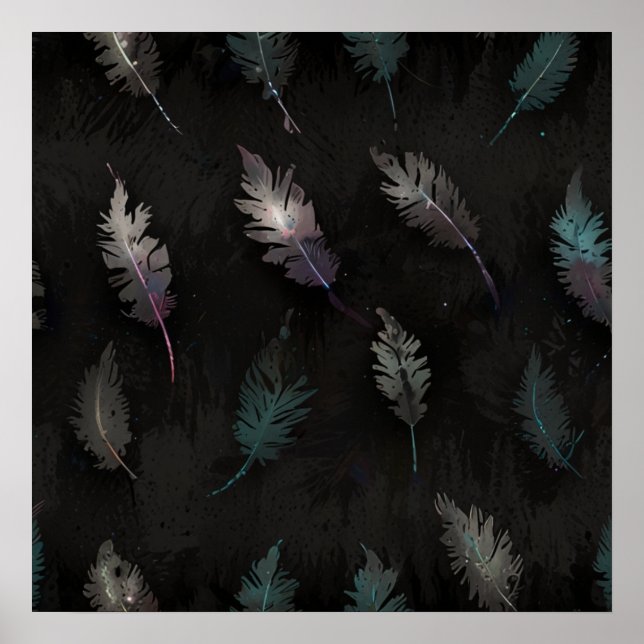ELEGANT LEAF ART POSTER (Front)