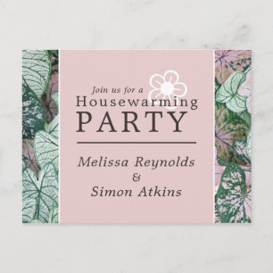 Elegant Leaf, Housewarming Party Invite