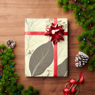 Elegant Leaf Luxury Wrapping Paper