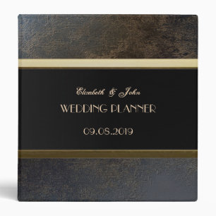 Elegant Leather Look-Personalized Binder