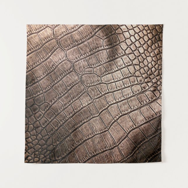 Elegant leather pattern close up.  tapestry (Front)