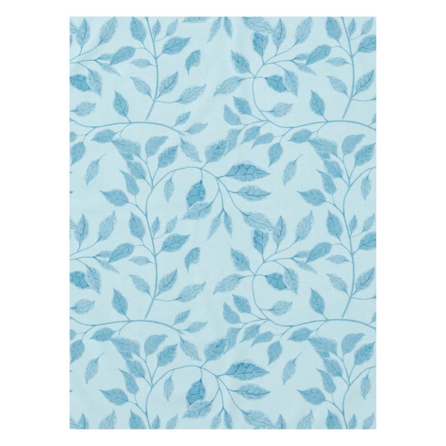 Elegant Leaves Pattern Paper Texture Background | Tablecloth (Front)