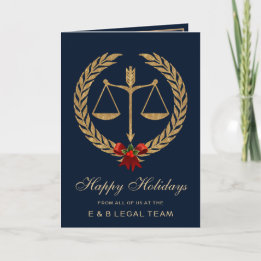 Elegant Legal Industry Holiday Card