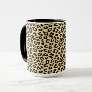 Elegant Leopard Print Pattern Mug