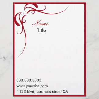 elegant letterheads letterhead