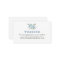 Elegant Light Blue Navy Floral Wedding Website