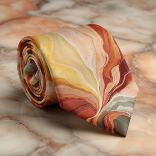 Elegant Light-Coloured Marble Tie