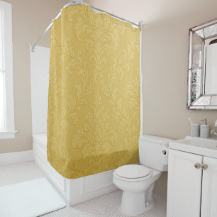 Elegant Light Gold Baroque Damask