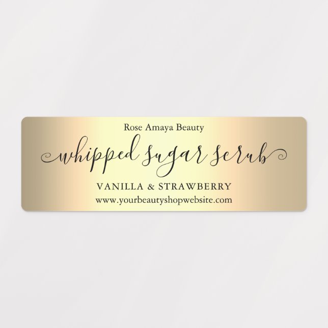 Elegant Light Gold Gradient (Design 1)