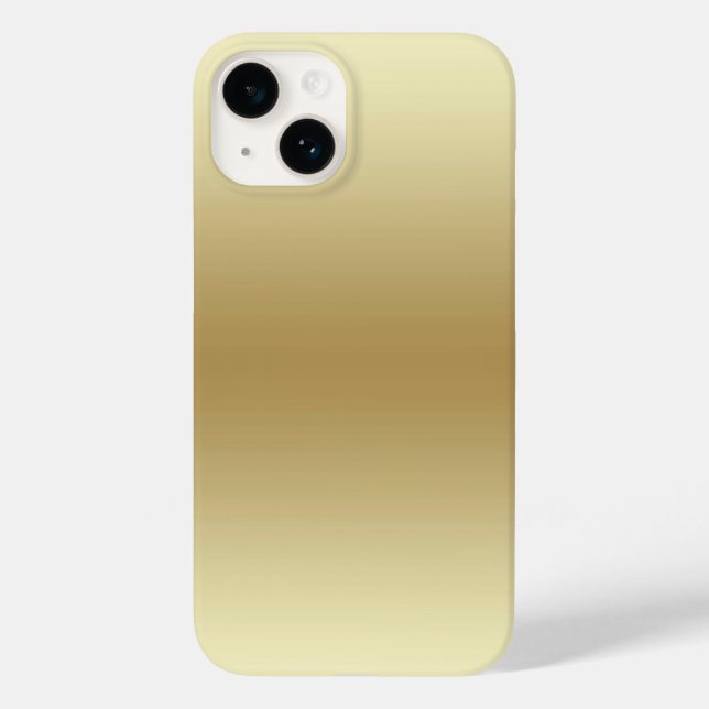 Elegant Light Gold Teal iPhone 14   / iPad case (Back)