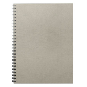 Elegant Light Grey Texture Spiral Photo Notebook