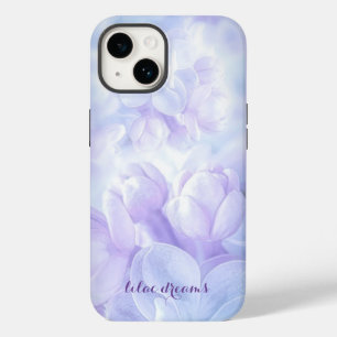 Elegant Light Purple Lilac Flowers Design Case-Mate iPhone 14 Case