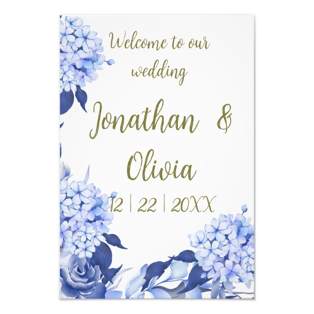 Elegant Lilac Bouquet Photo Print (Front)