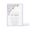 Elegant Lilac Lavender Floral Bridal Shower