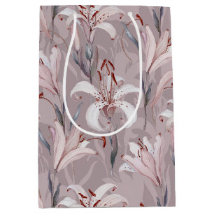 Elegant Lily Gift Bag – Floral Present Packaging