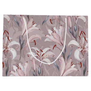 Elegant Lily Gift Bag – Floral Present Packaging