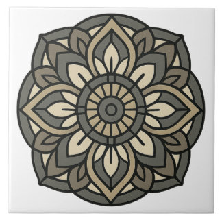 Elegant Linework Decor Feature Tile