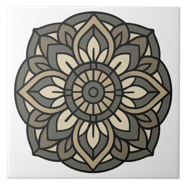 Elegant Linework Decor Feature Tile (Front)