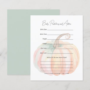 Elegant Little Pumpkin Baby Shower Guessing Game