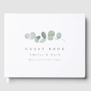 Elégant Livre d'hôtes Mariage de verdure