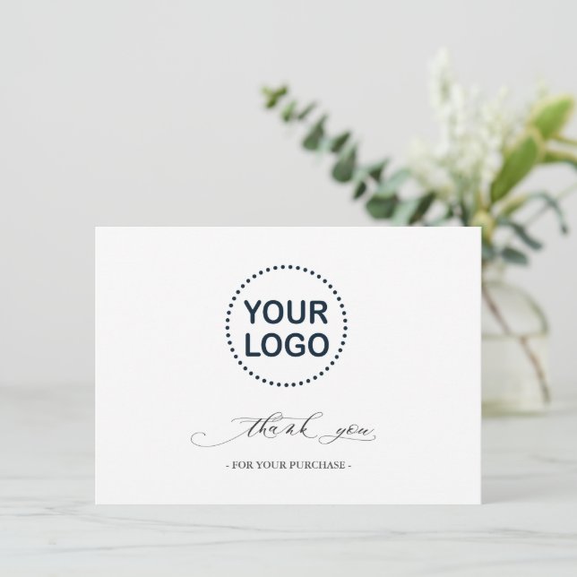 Elegant Logo Social Media Thank You Calligraphy (Standing Front)