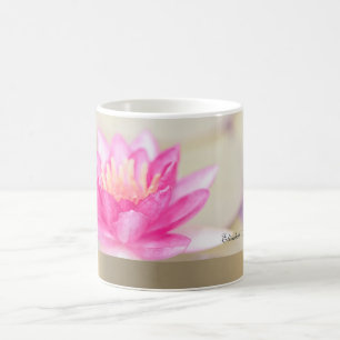 Élégant Lotus Doré, Mug de Yoga