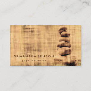 Elegant Lotus Flower Buddha Zen Logo Yoga Business Card