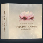 Elegant  Lotus Flower Wedding Binder<br><div class="desc">Elegant chic floral wedding planner.</div>