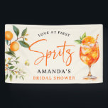 Elegant Love at First Spritz' Bridal Shower  Banner<br><div class="desc">Elegant 'Love at first Spritz Bridal Shower Banner.</div>
