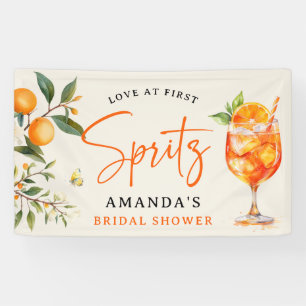 Elegant Love at First Spritz' Bridal Shower  Banner