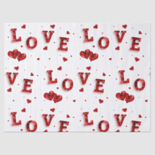 Elegant Love designed Tissue Paper