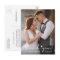 Elegant Love Heart Script Wedding Photo Thank You