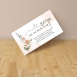 Elegant Love in bloom Wildflower Bridal Shower Enclosure Card<br><div class="desc">The Elegant Love in Bloom Wildflower Bridal Shower Enclosure Card is a stunning display of contemporary design that artfully blends the beauty of nature with modern sophistication. The delicate wildflower illustrations, bursting with vibrant hues and exquisite details, add a touch of whimsy and romance to the design, minimalist layout exudes...</div>