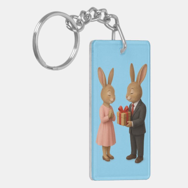 🔑 Elegant Love Keychain – The Perfect Everyday  (Front Left)