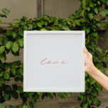 elegant love pink rose faux foil minimalist art poster<br><div class="desc">elegant love pink rose faux foil minimalist art
*not real foil
*if you have a question,  don't hesitate to contact me</div>