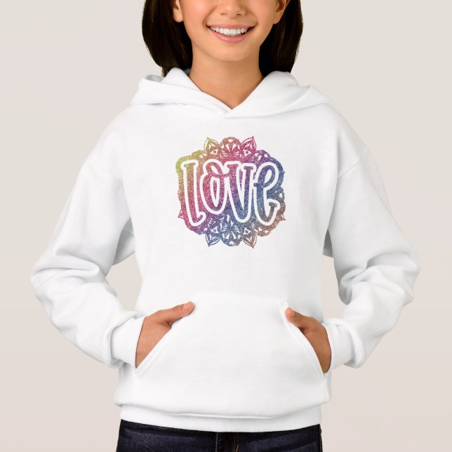 Elegant Love Quote Glitter Sparkle Romance  (Front)