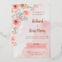 Elegant Love: Wedding Celebration invitation card