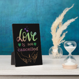 Elegant Love You For Valentine's Day Plaque