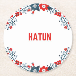 Elegant Luxurious Paper Coasters