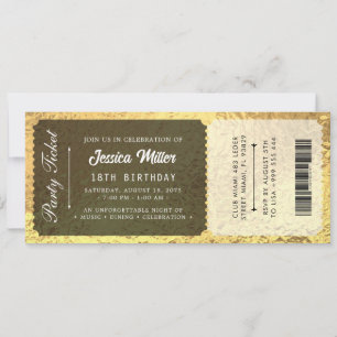 Elegant Luxury Event Ticket Invitation