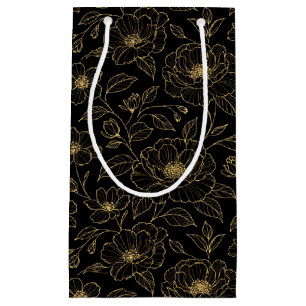 Elegant Luxury Floral Seamless Small Gift Bag
